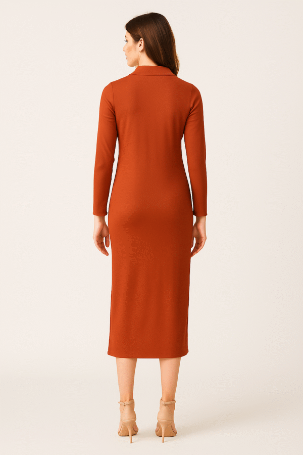 Vestido Longo Com Fenda