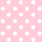 Rosa Bebê com Bolinhas Brancas